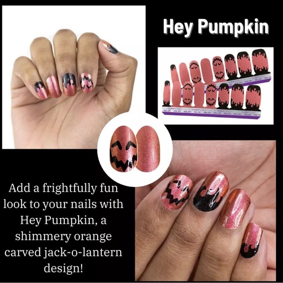 NWT Color Street Real Nail Polish Strips: Hey Pumpkin - Picture 5 of 5